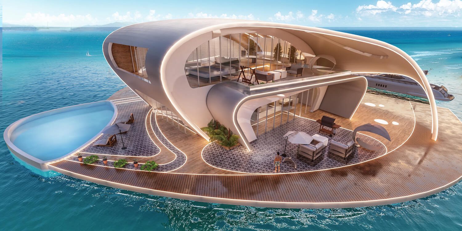 Villa Montana, la casa flotante en Maldivas