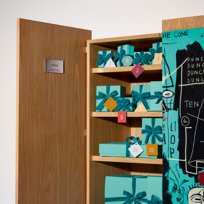 Calendario de adviento de Tiffany y Basquiat