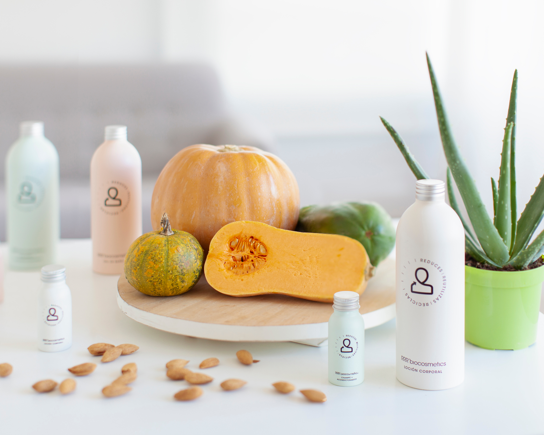 Productos cosmética sostenible de Ana Ribalta RRR'biocosmetics