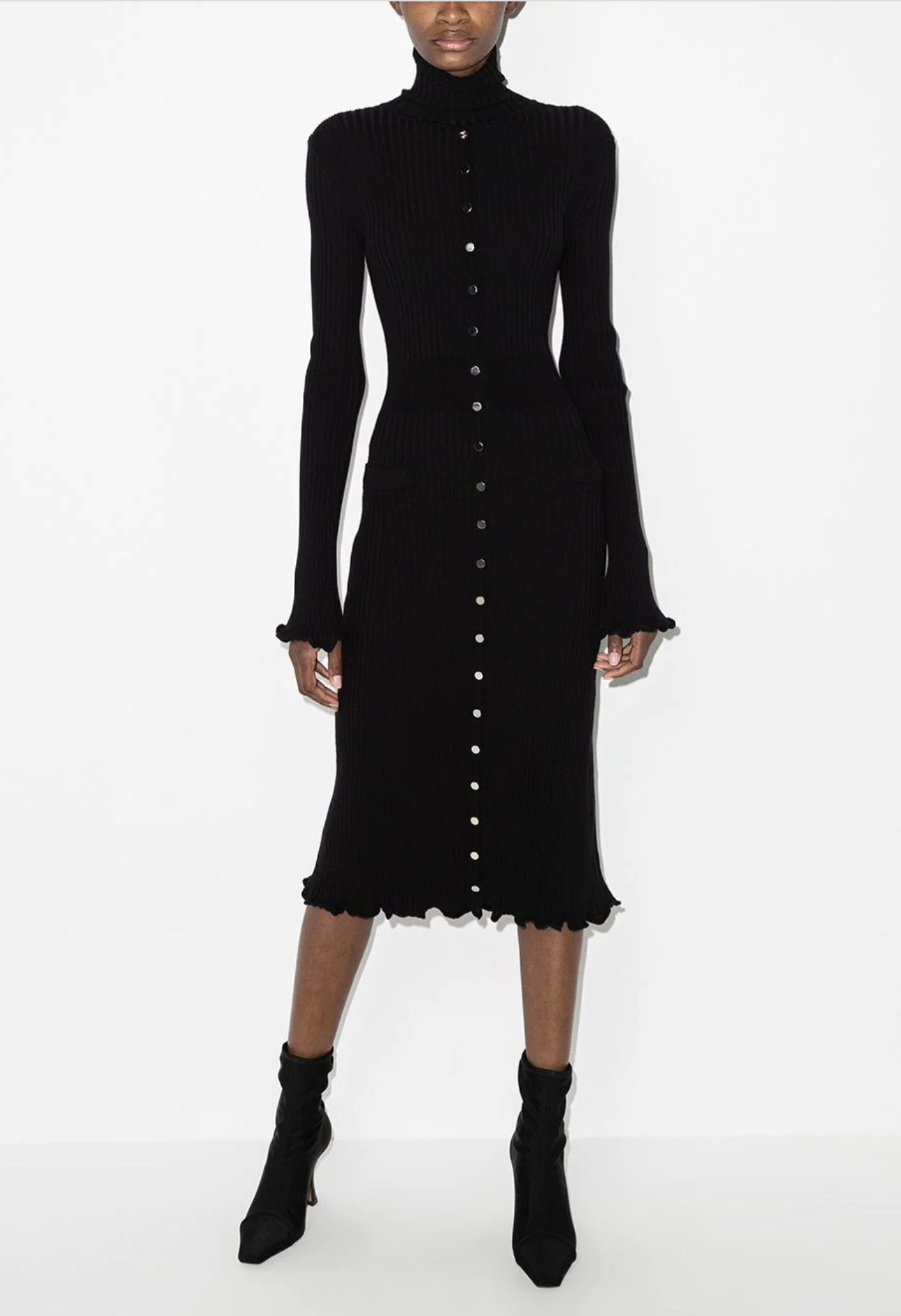 Vestido manga larga Paco Rabanne Farfetch