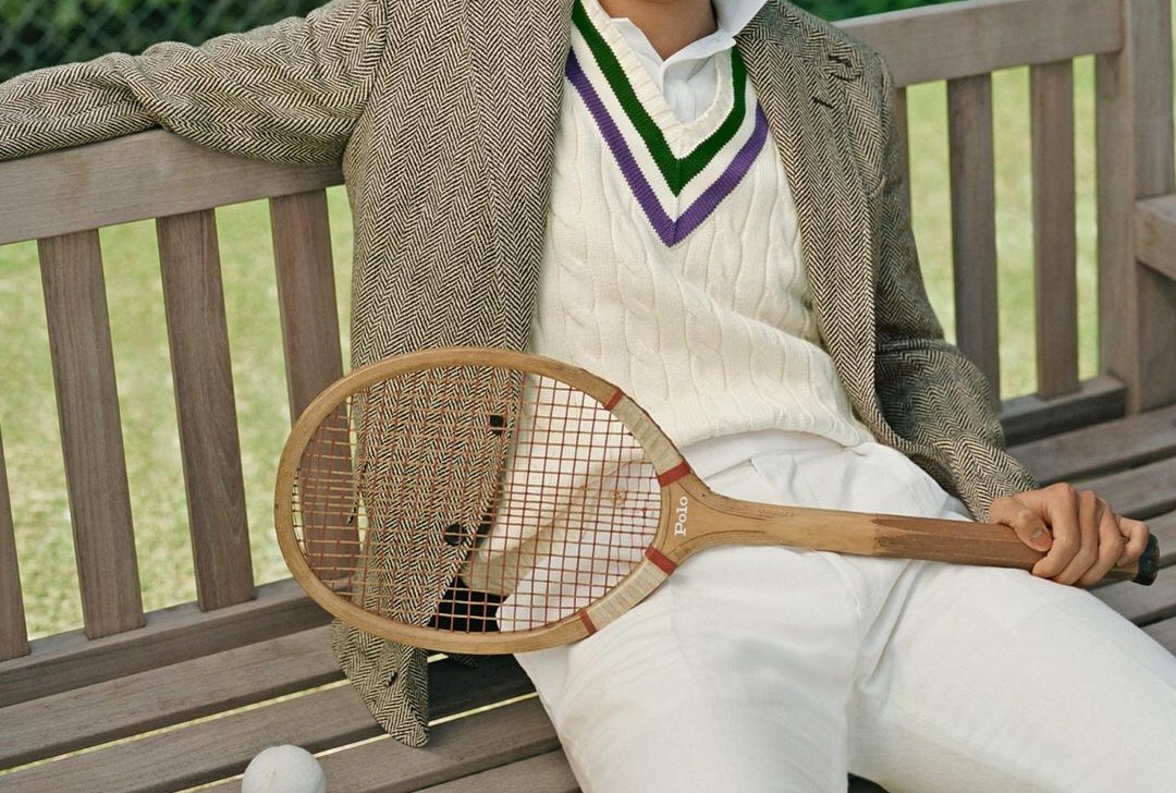 Chaqueta de espiga de Ralph Lauren