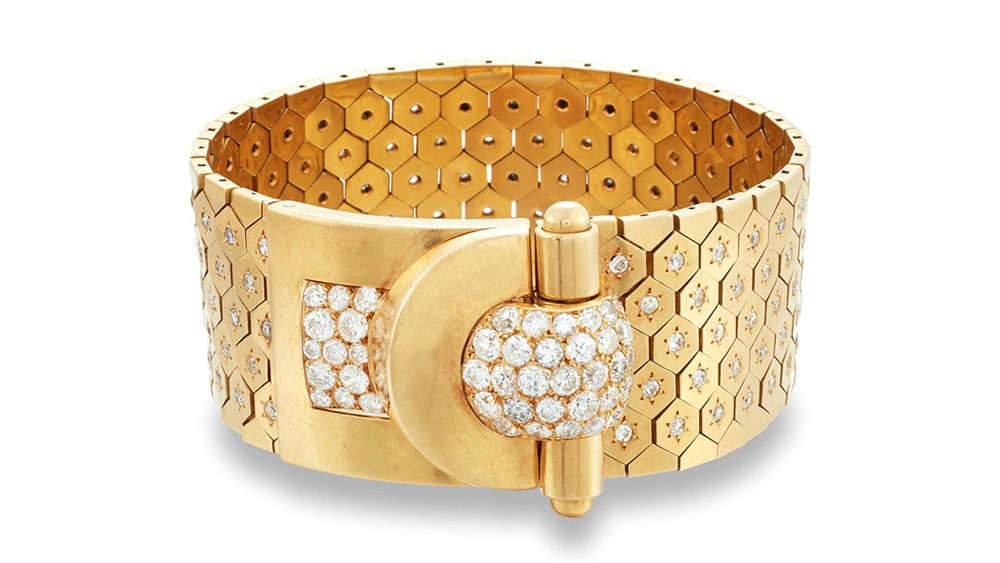 Brazalete de oro de Van Cleef & Arpels