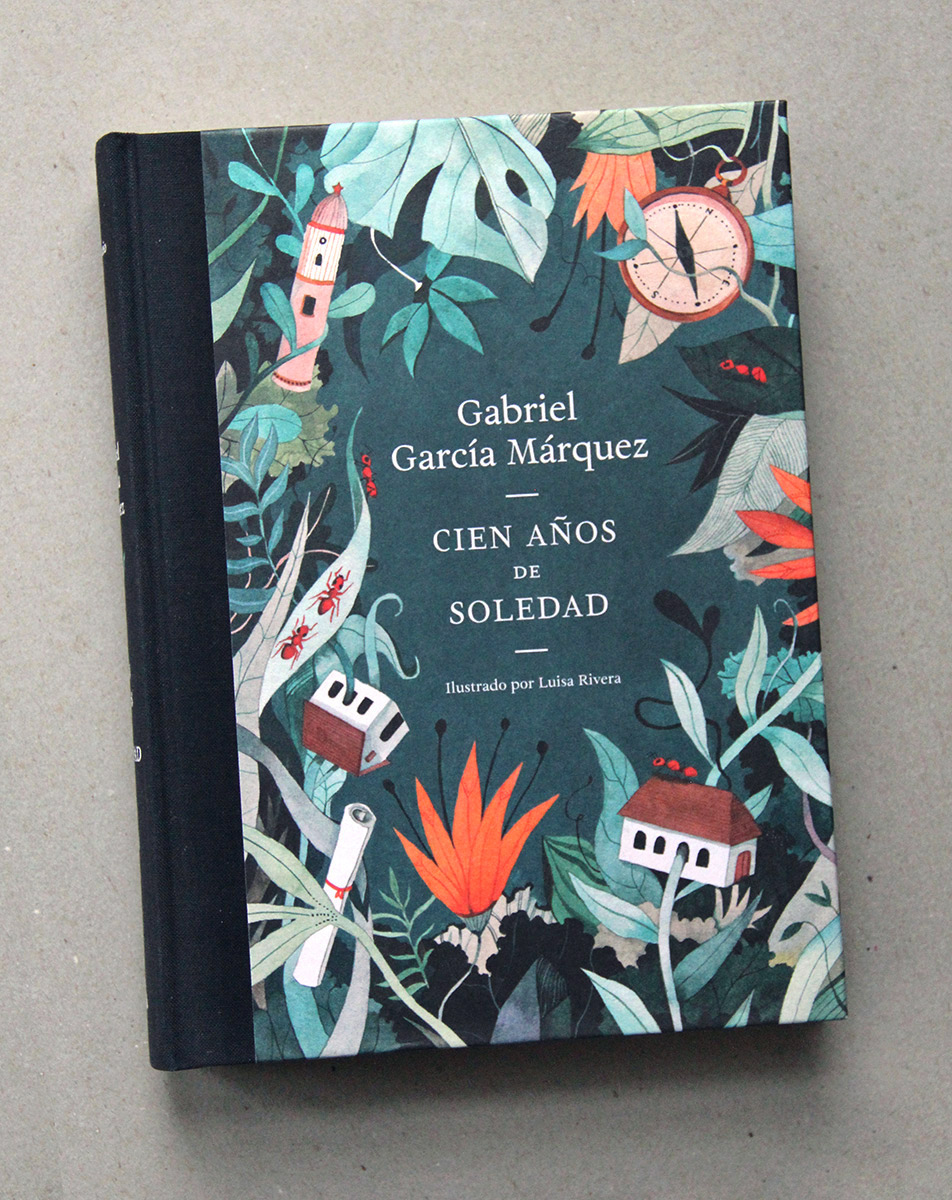 Libro 'Cien años de soledad' ilustrado