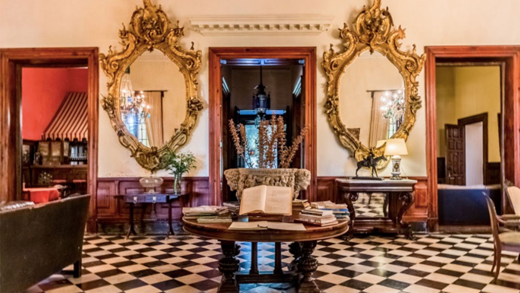 Interior de la hacienda argentina Santa Cándida/Foto: Palacio de Santa Cándida