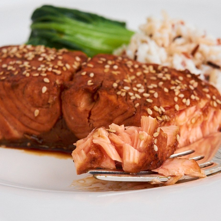 Plato de salmón Nochebuena/Foto: Samantha de España