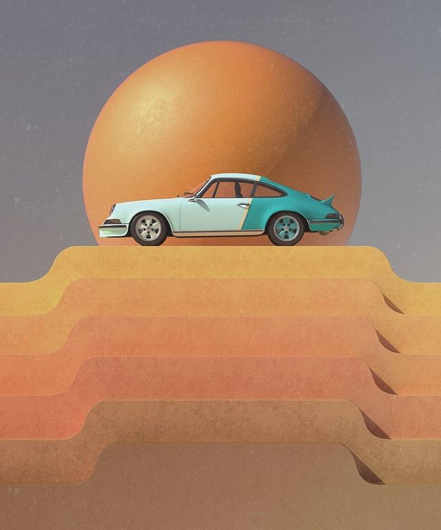 'Art Car' de Porsche
