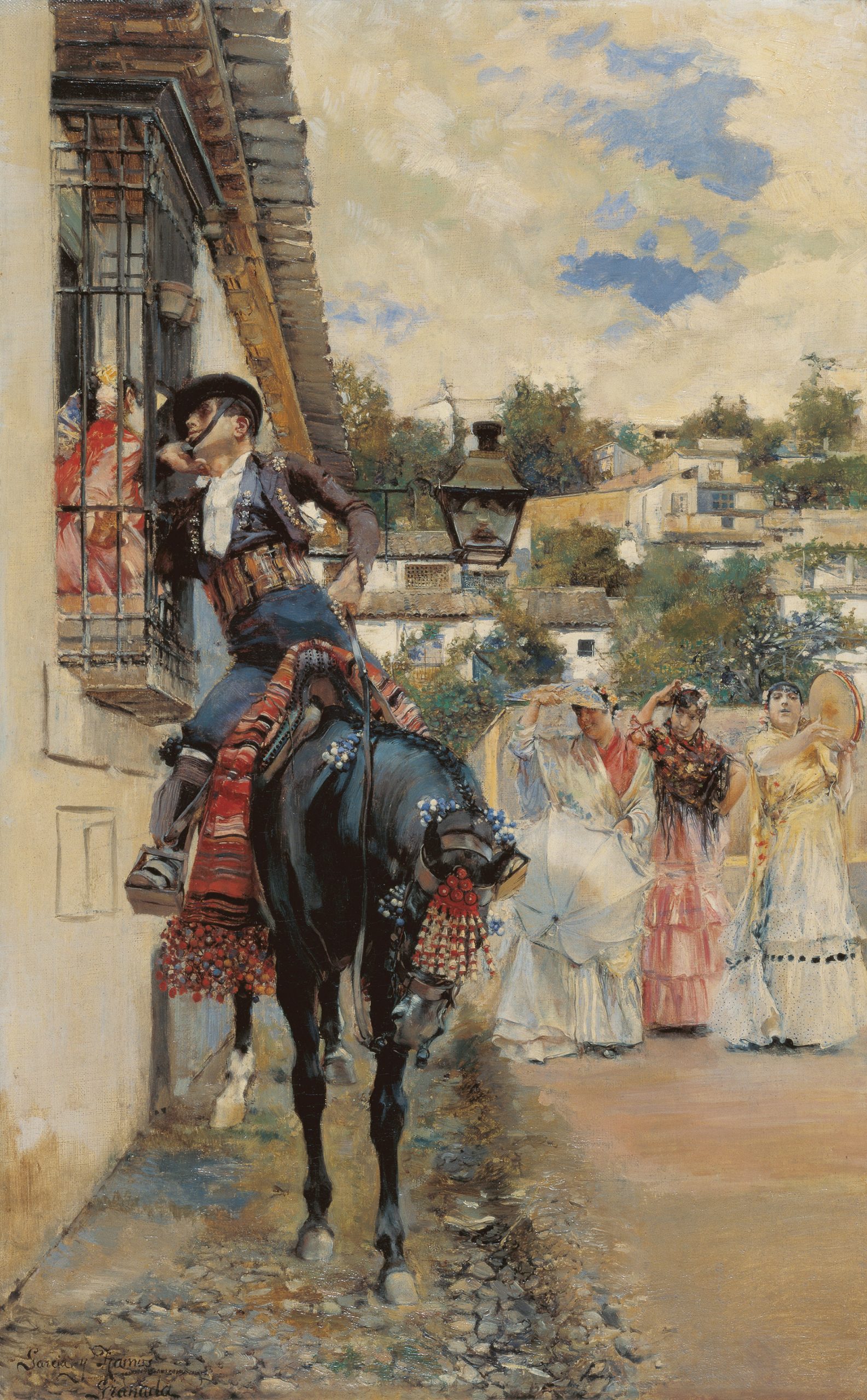 Cortejo espa&ntilde;ol, Jos&eacute; Garc&iacute;a Ramos / Foto: Museo Carmen Thyssen