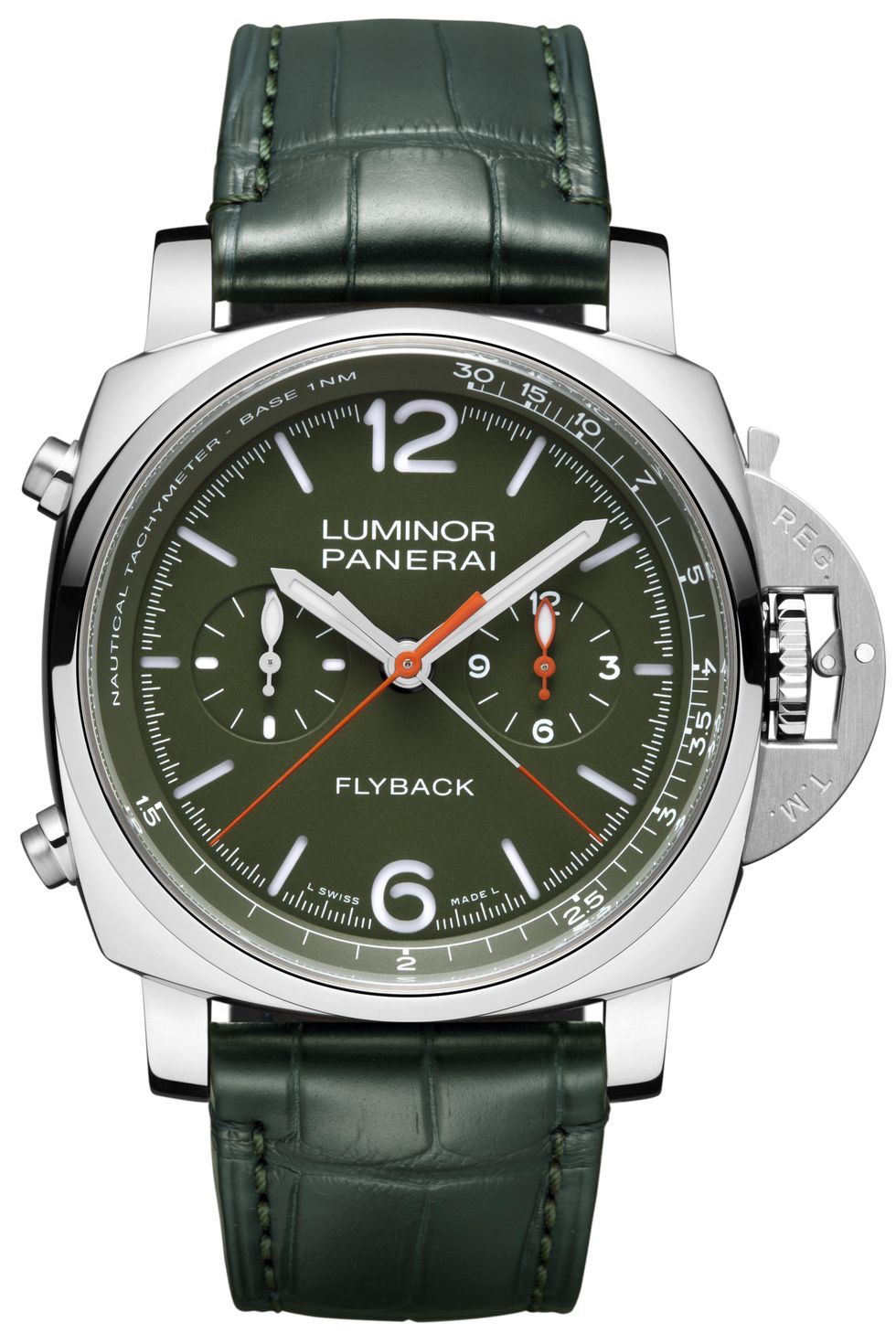 Luminor Chrono Flyback Verde Militare