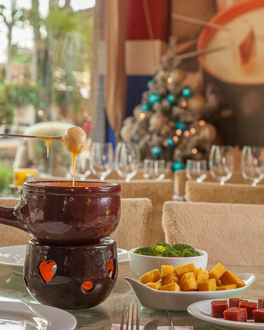 Fondue en Navidad