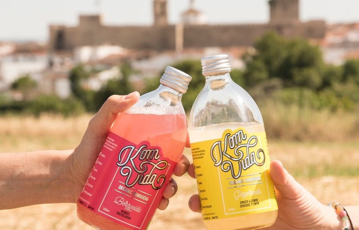Botellas de kombucha/Foto; Komvida