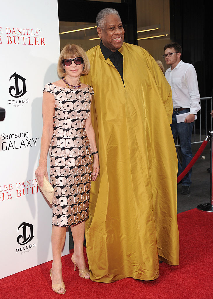 Andre Leon Tally junto a Anna Wintour