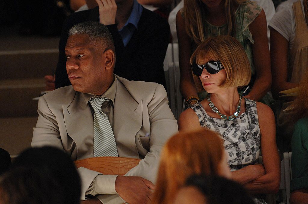 Andre Leon Tally junto a Anna Wintour
