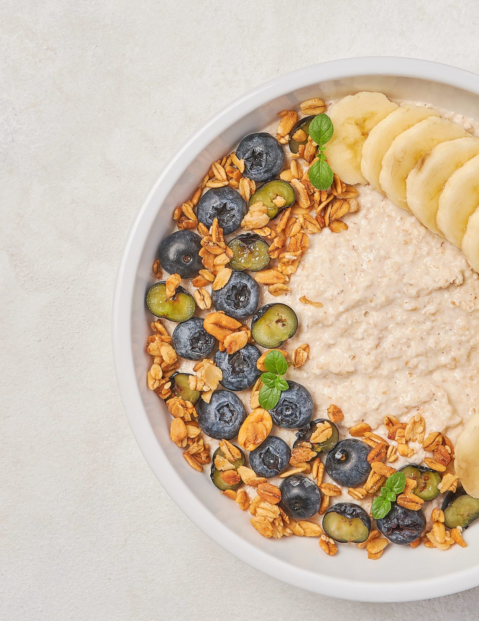 Avena y fruta