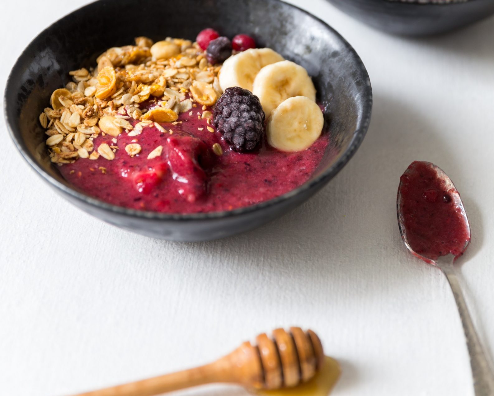 Avena y fruta