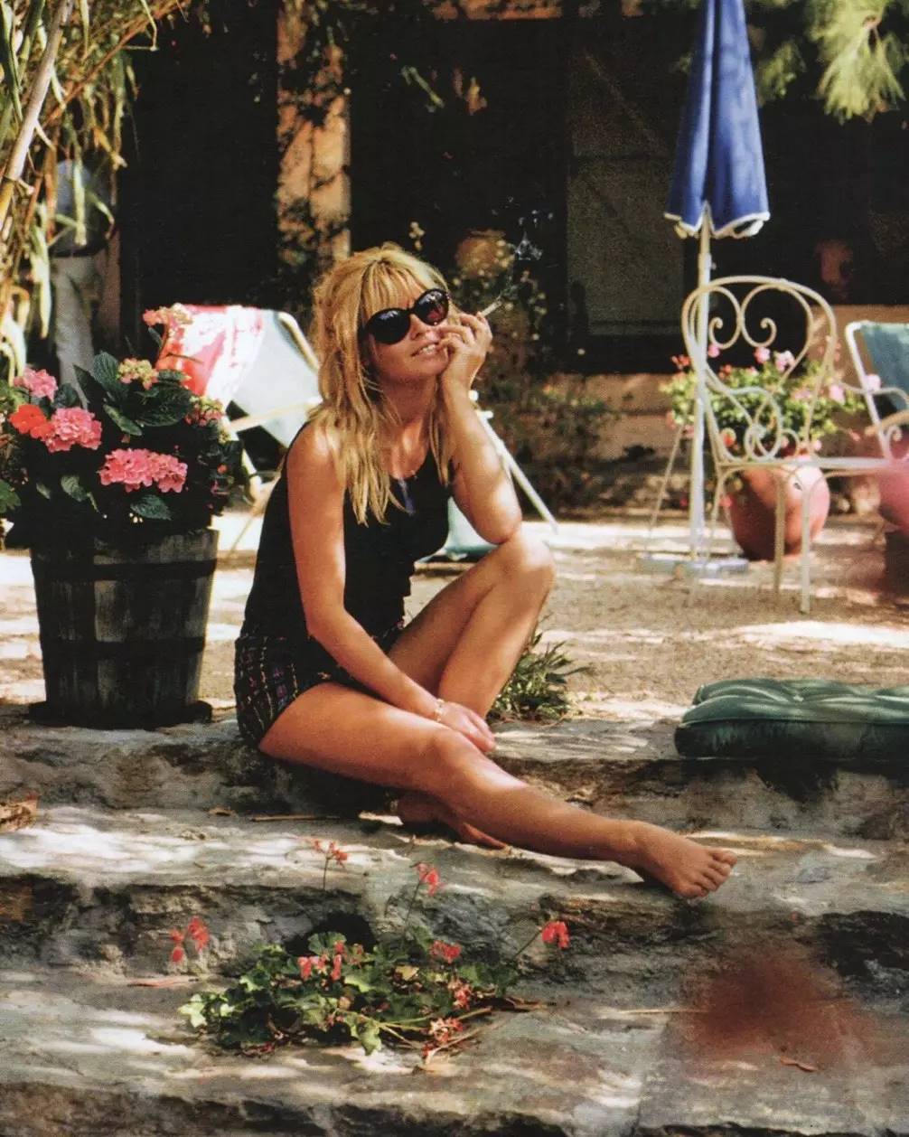 Mujer fumando