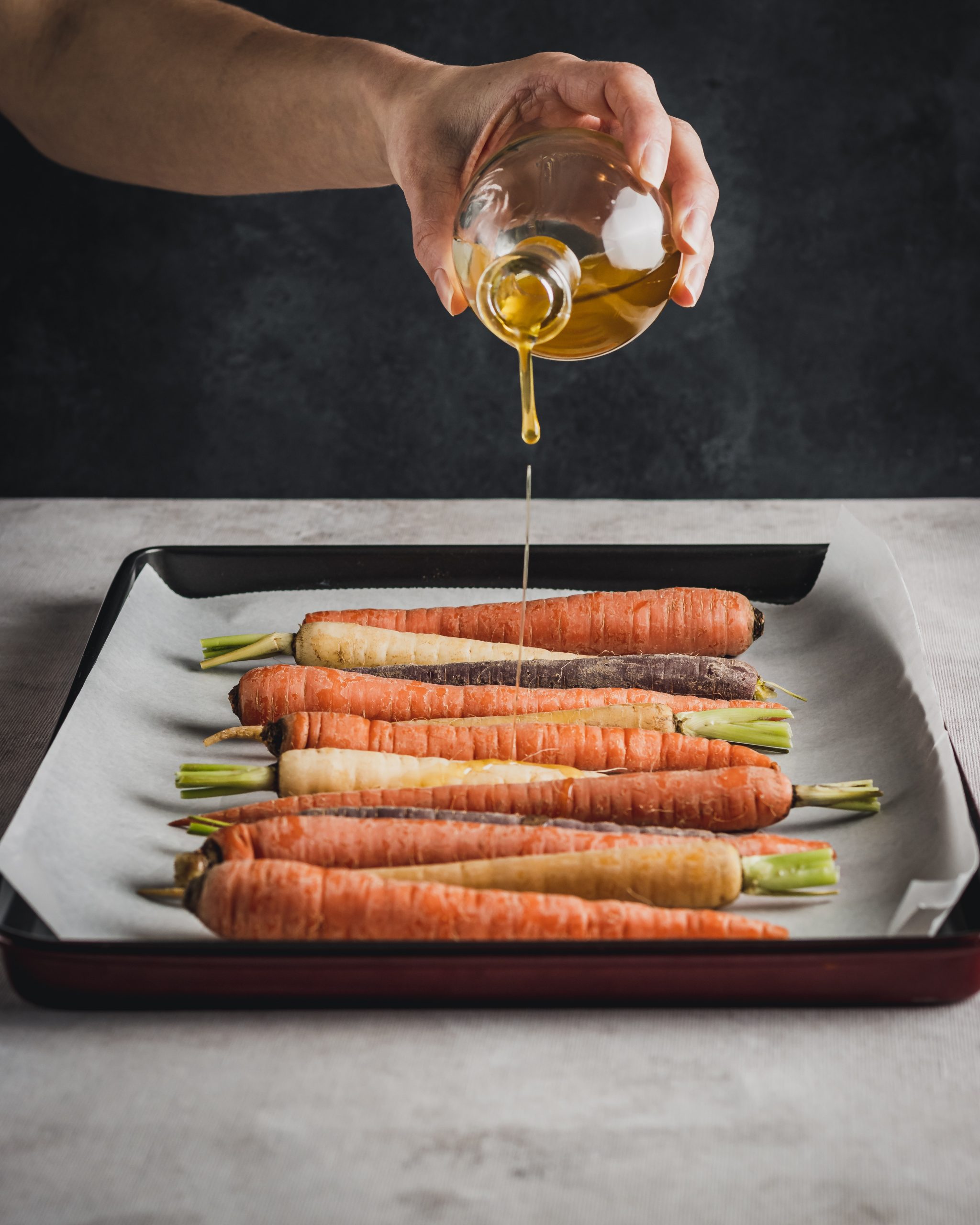 Zanahorias al horno, fuente de betacarotenos