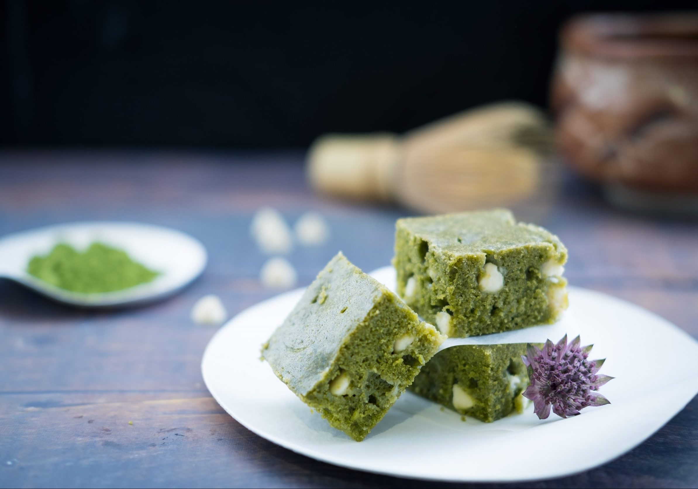 Brownie de matcha