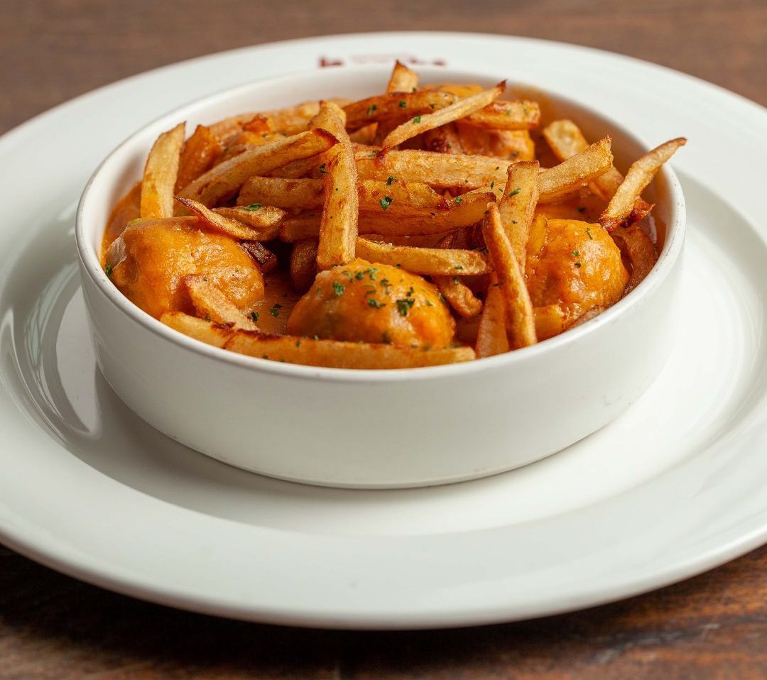 Albóndigas de ternera blanca con patatas fritas