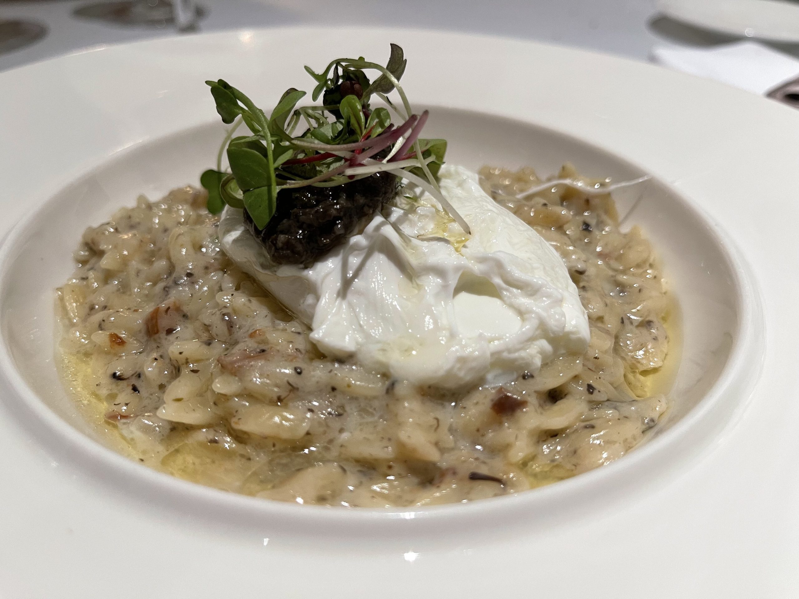 Falso risotto en Villa Padierna