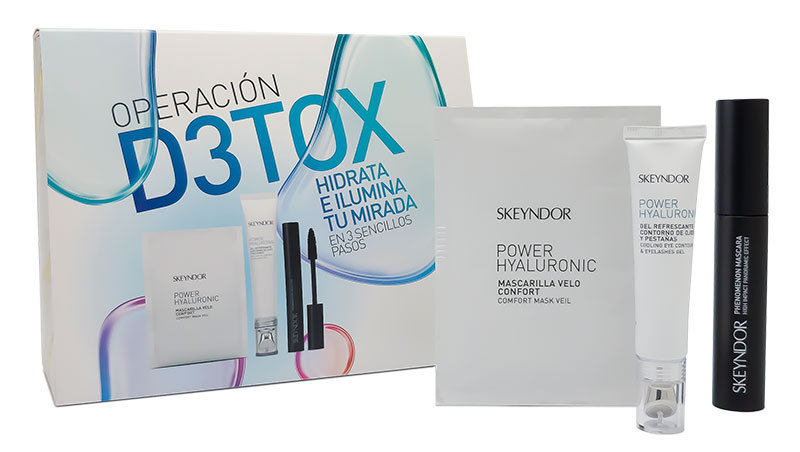 Trío con ácido hialurónico para el contorno de ojos/Foto: Skeydor