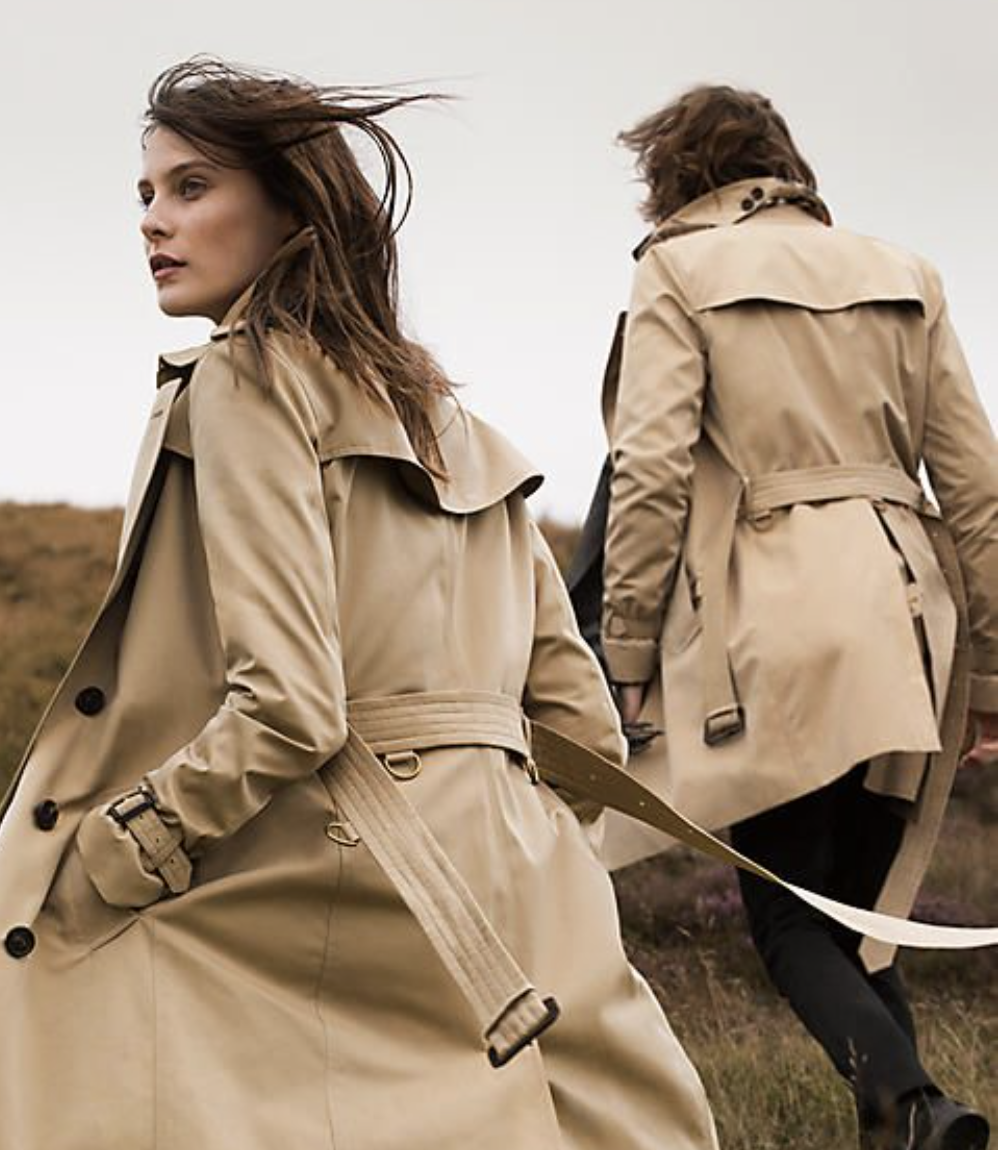 Trench coat para hombre y mujer.