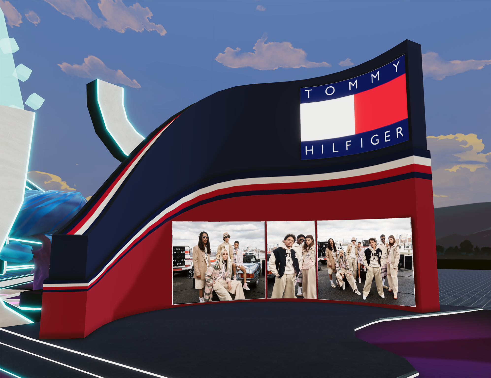 Tommy Hilfiger en la Metaverse Fashion Week.