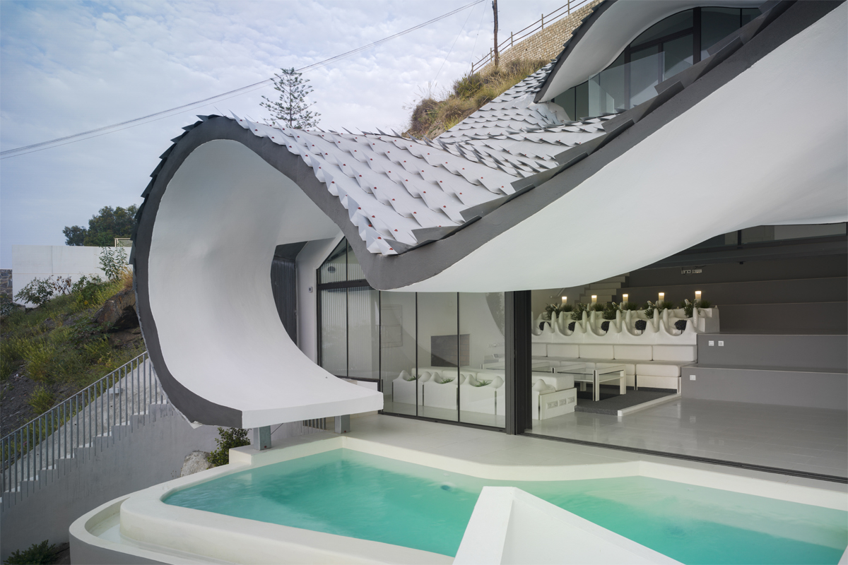 casa acantilado