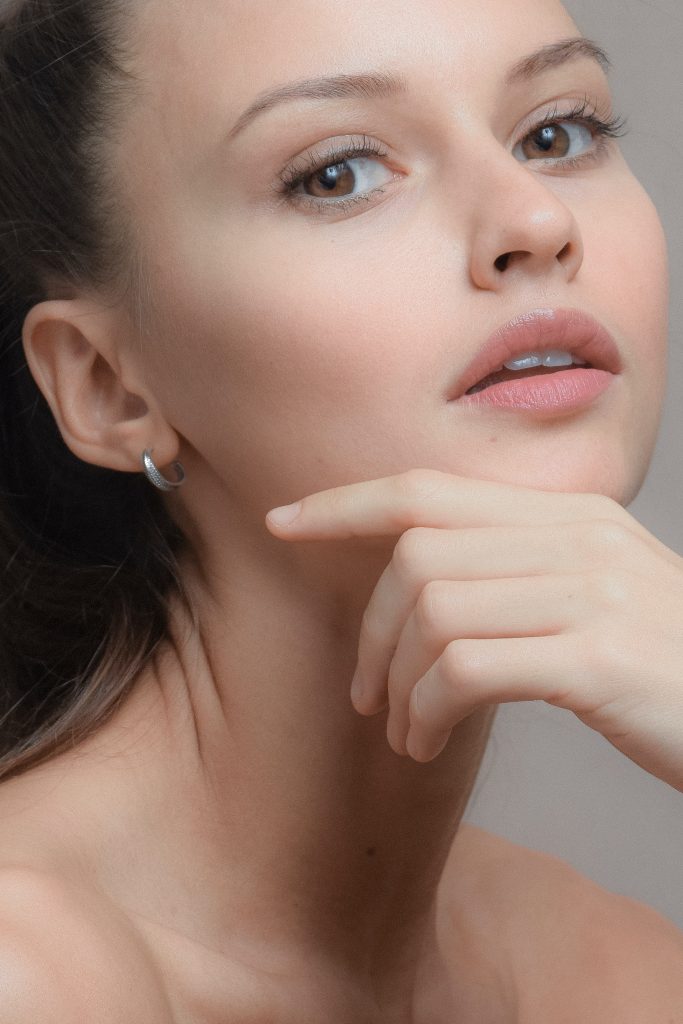 Chica con la piel perfecta 