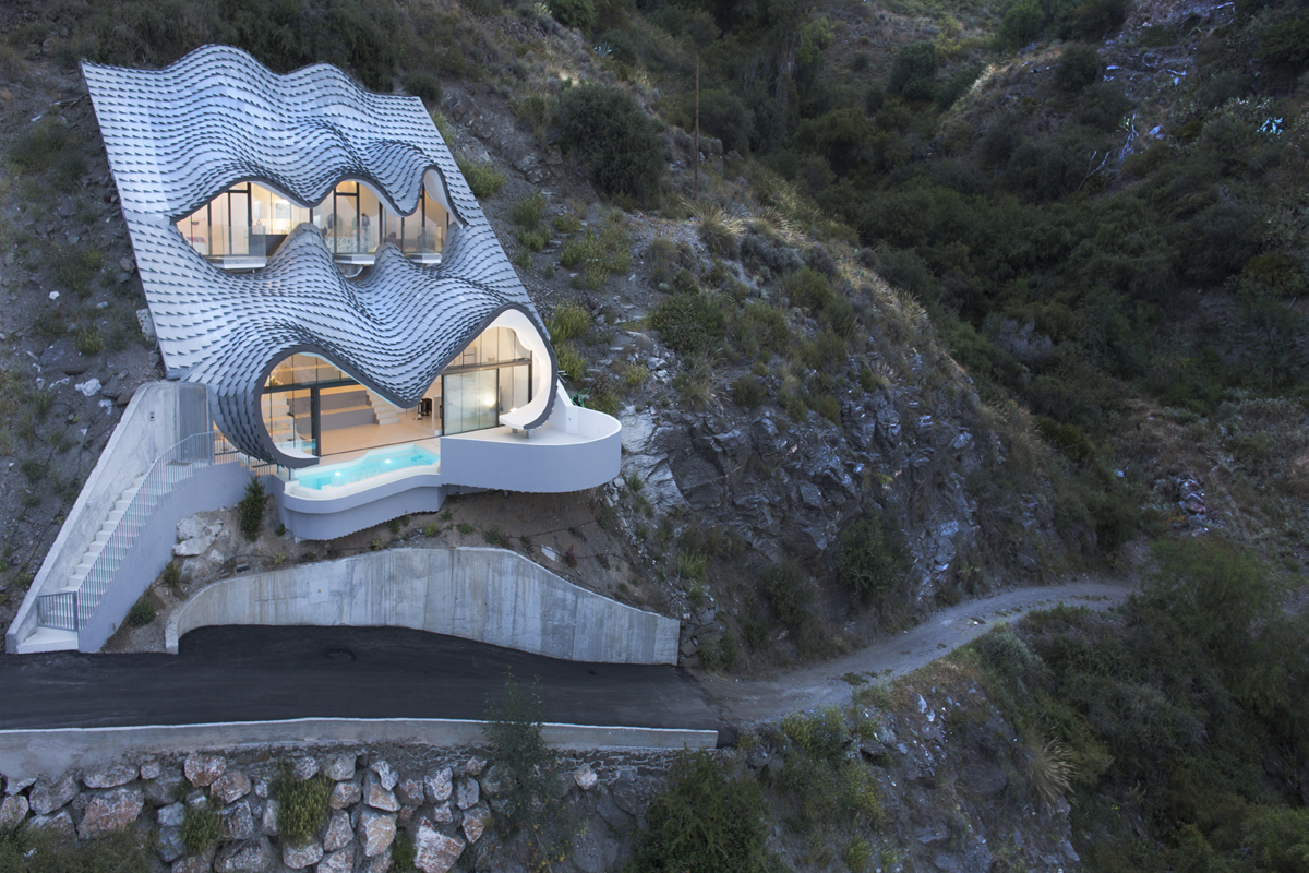 casa acantilado