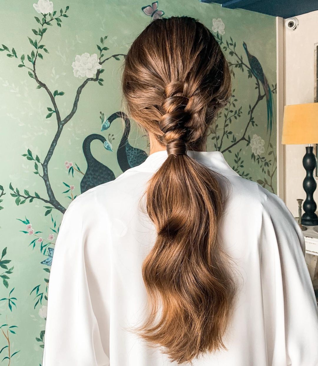 Peinado de novia con trenza.