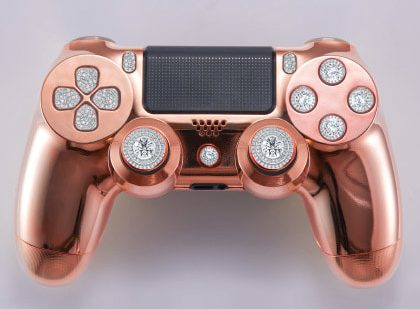 DualShock 4 de oro rosa, de Brikk.