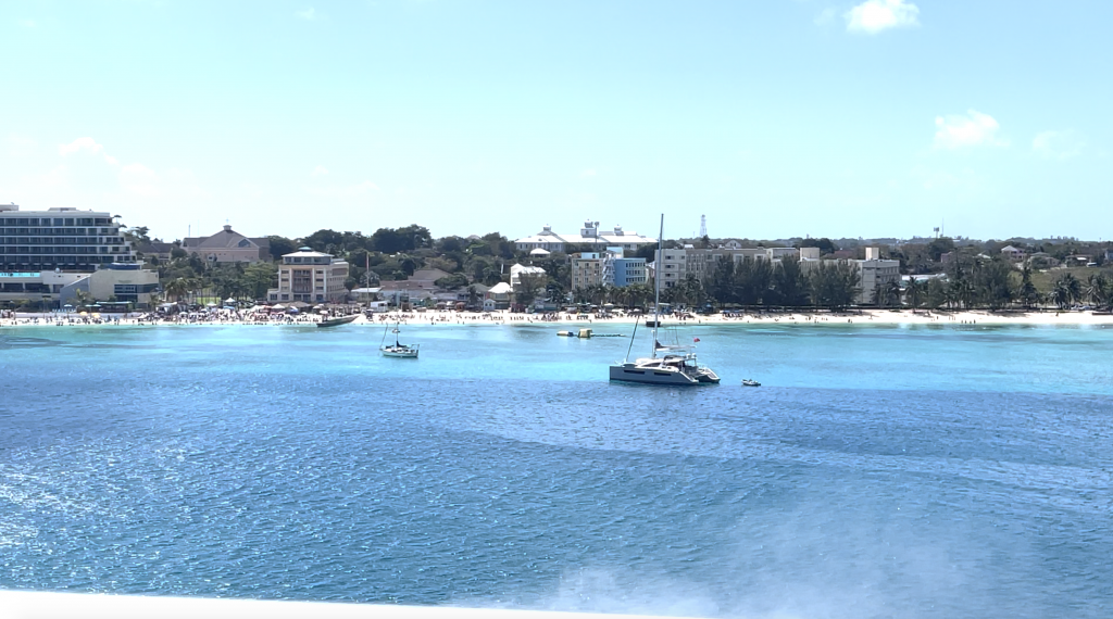 Llegando a Bahamas con el Wonder of the Seas