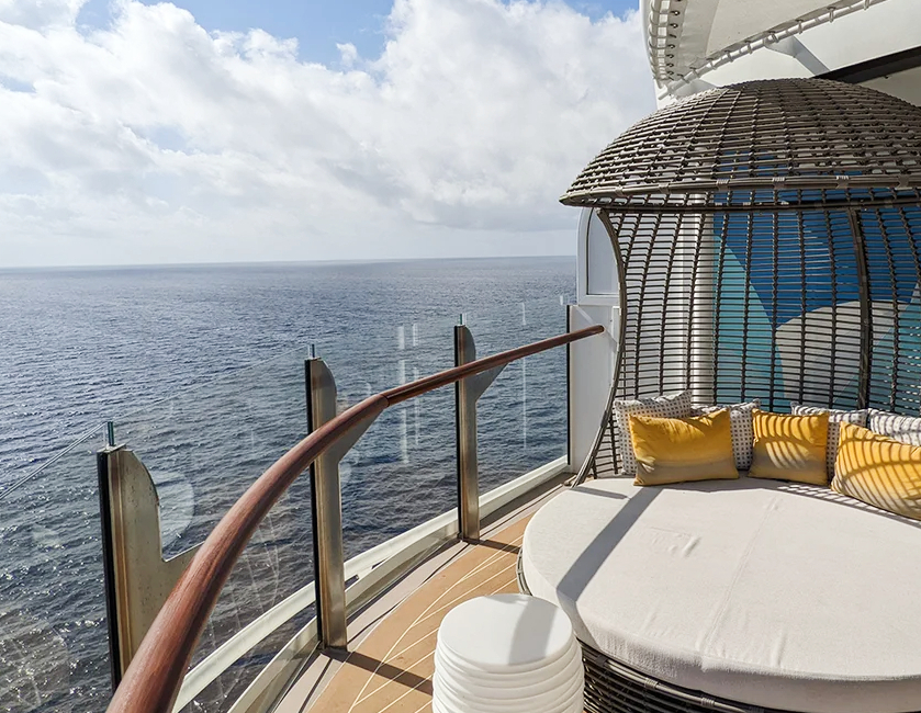 Zona suite del 'Wonder of the Seas'