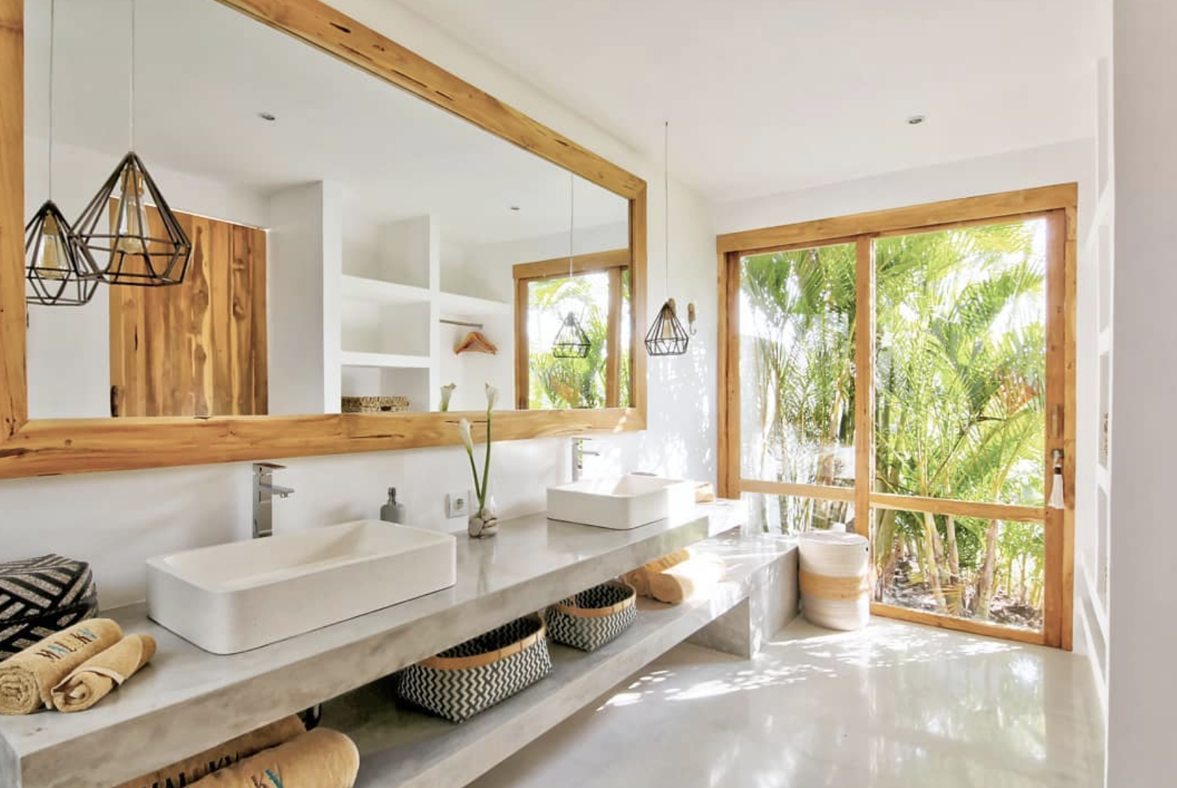 Ba&ntilde;o biof&iacute;lico dise&ntilde;ado por Biombo Architects.