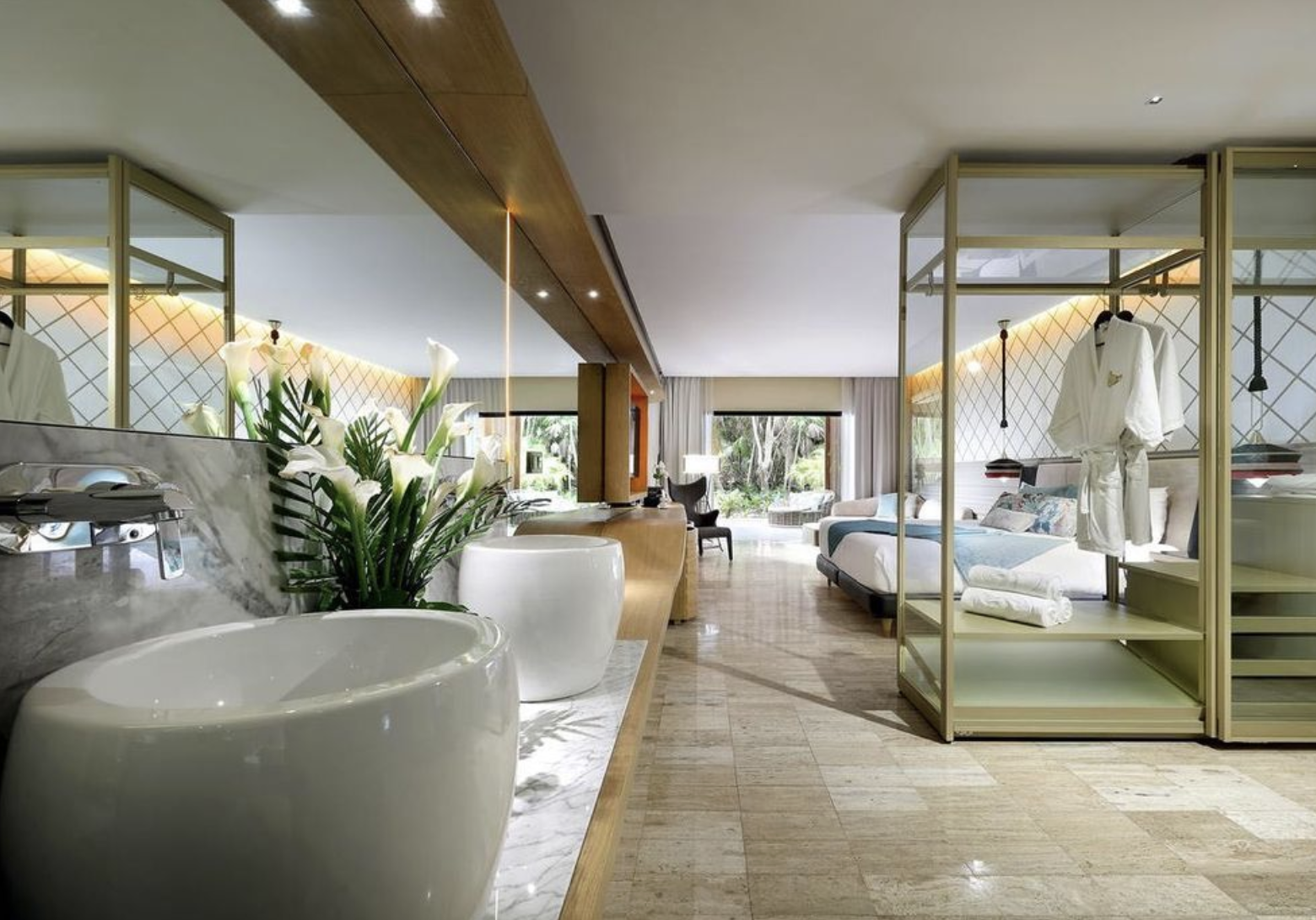 Dormitorio con dise&ntilde;o biof&iacute;lico.