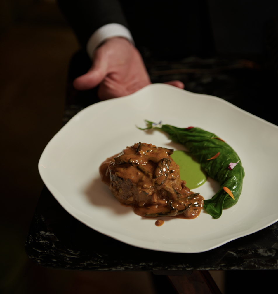 Solomillo de ternera Stroganoff