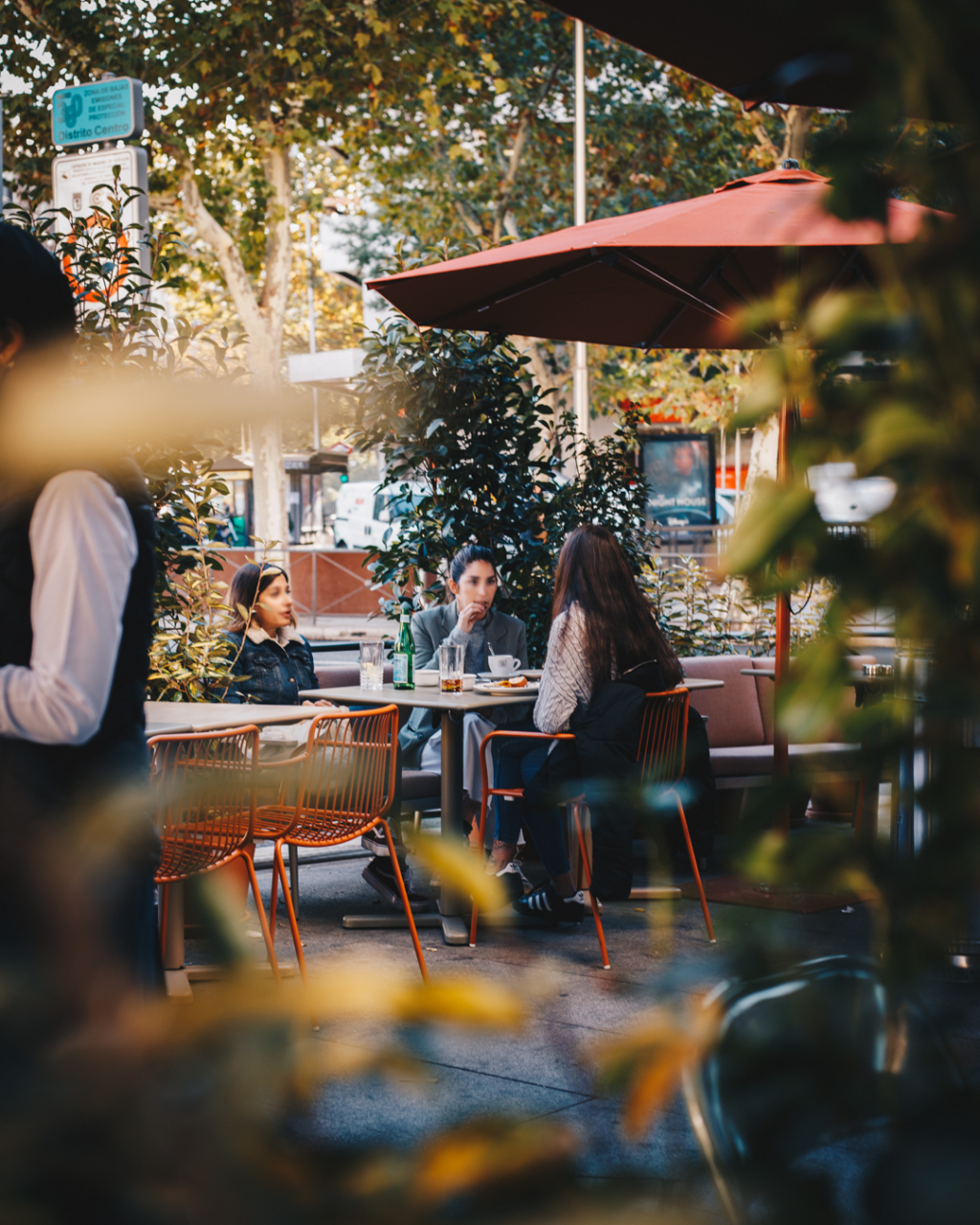 La terraza del Gran Café Santander