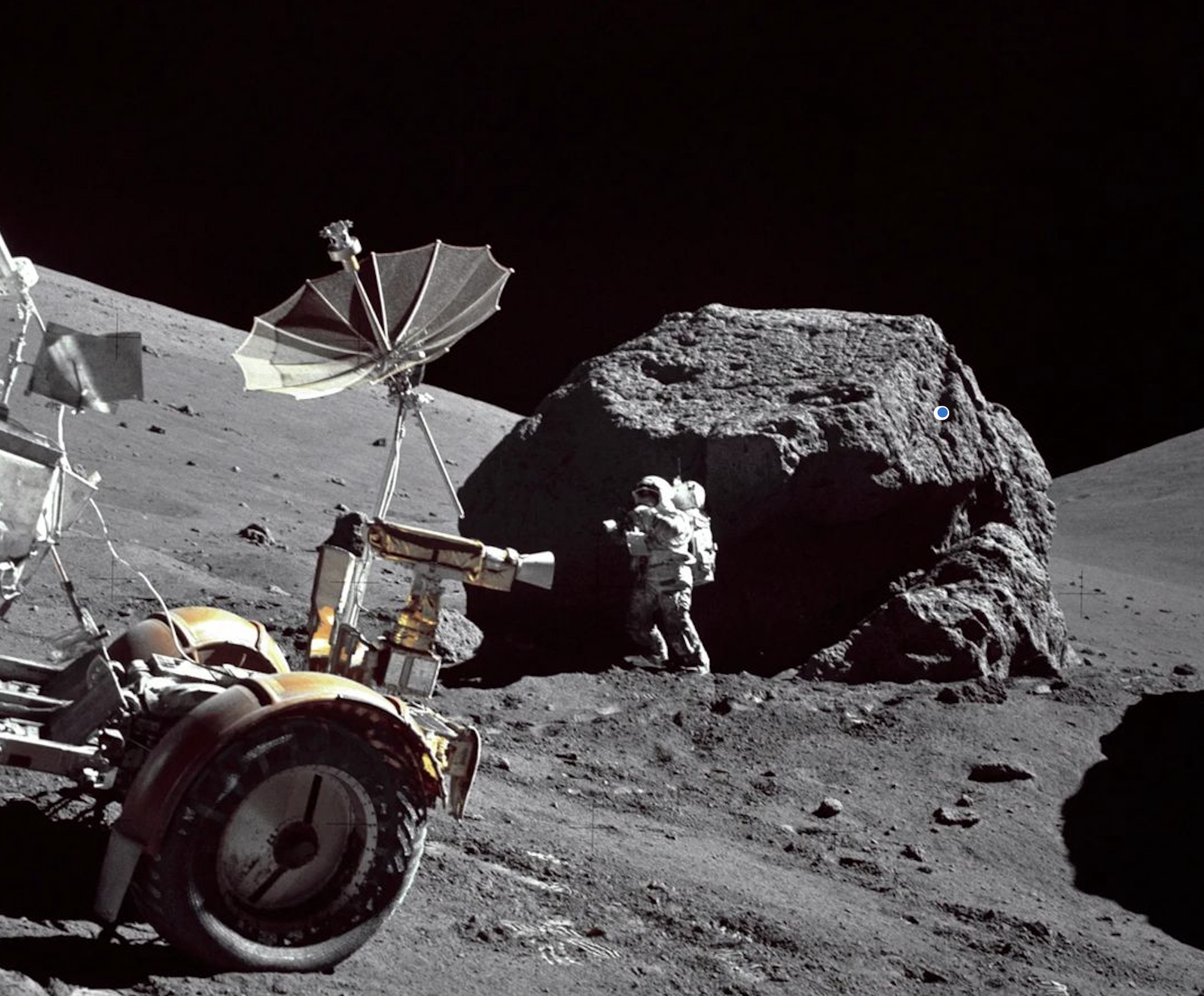Módulo de aterrizaje lunar. nasa