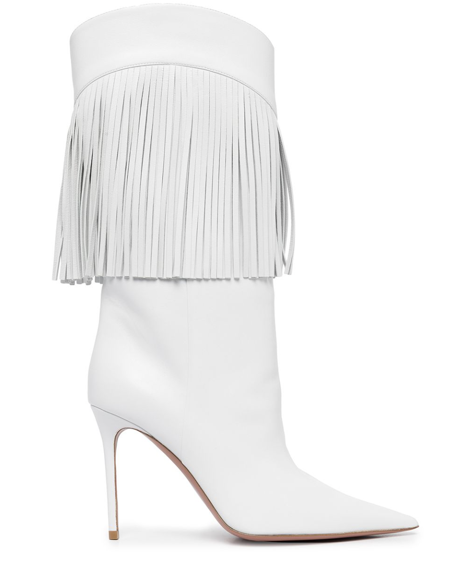 Botines de flecos de Amina Muaddi