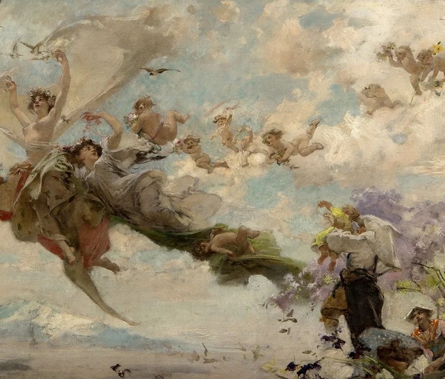 'Alegor&iacute;a de la Primavera', de Francisco Pradilla