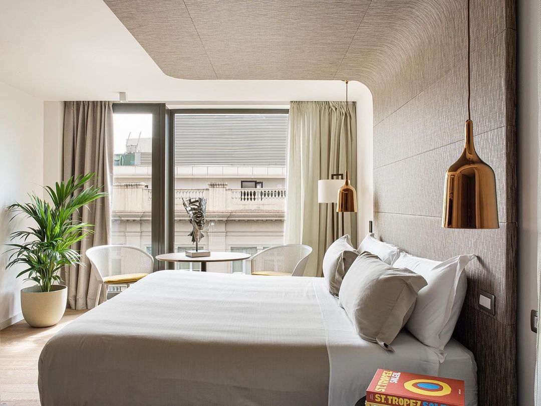 Una de las habitaciones de ME Barcelona