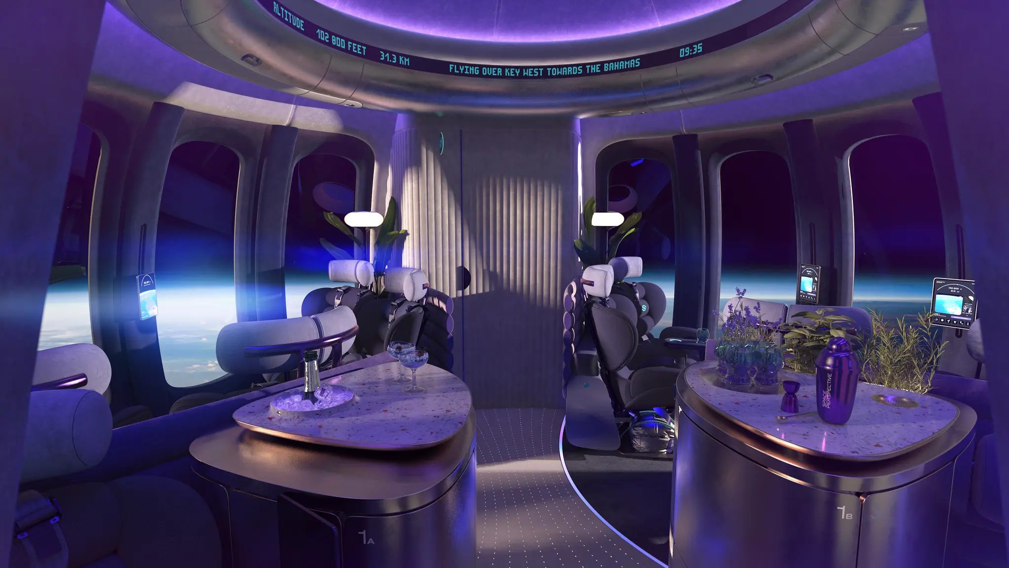 Interior &lsquo;Spaceship Neptune&rsquo;