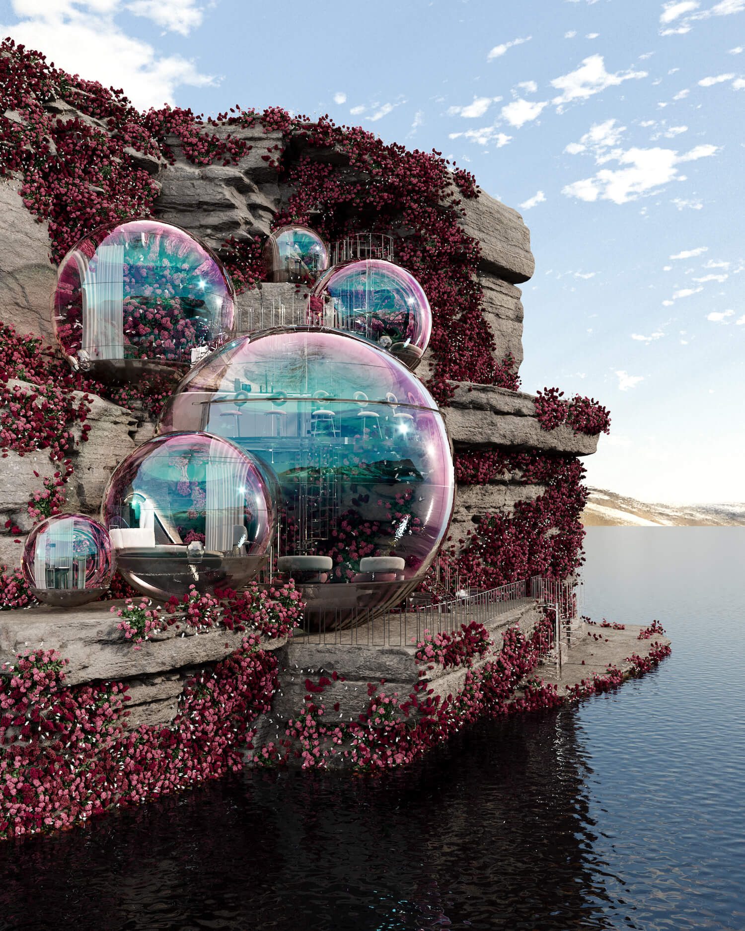 The Bubble House, dise&ntilde;o de Sarah Habib