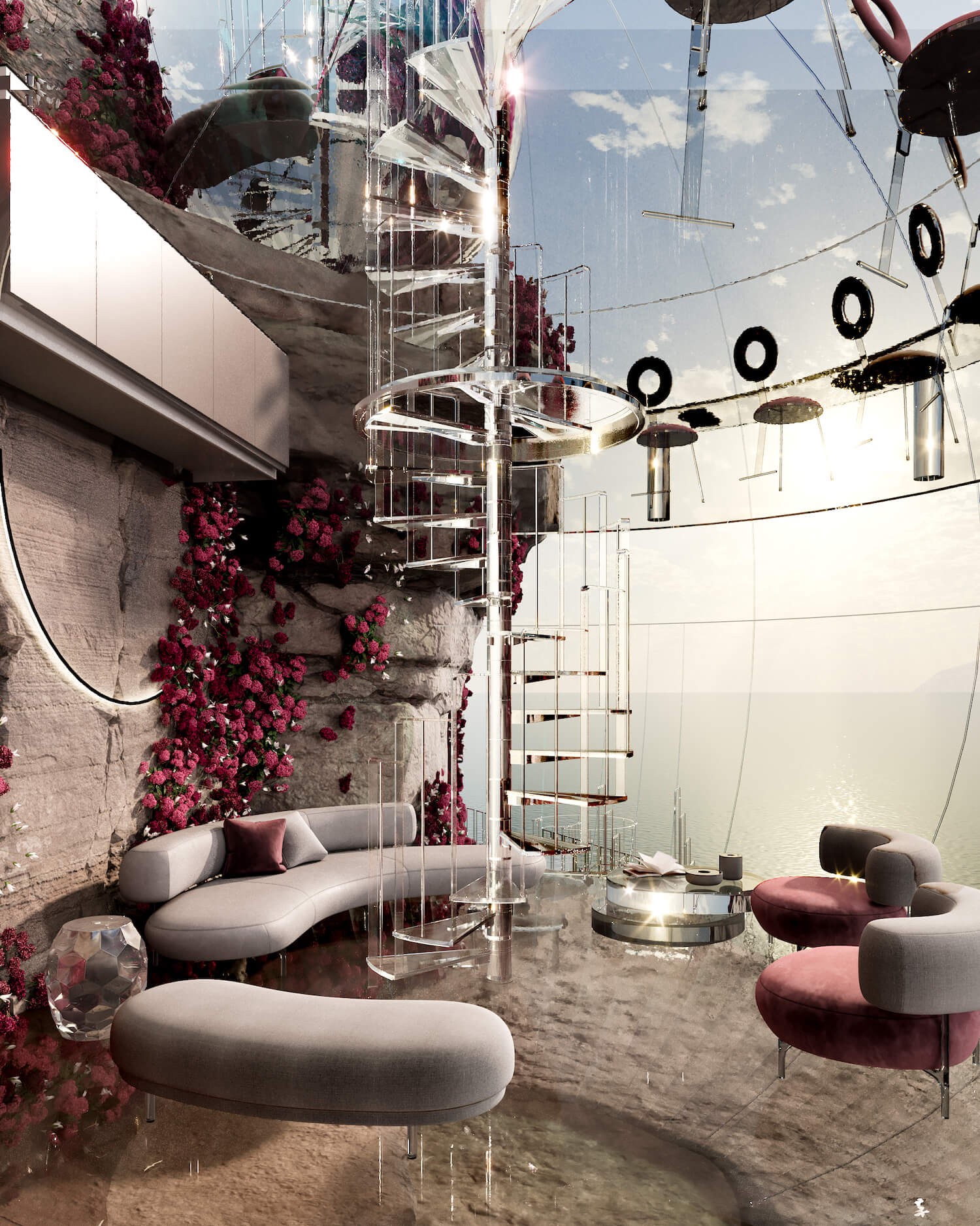 The Bubble House, dise&ntilde;o de Sarah Habib