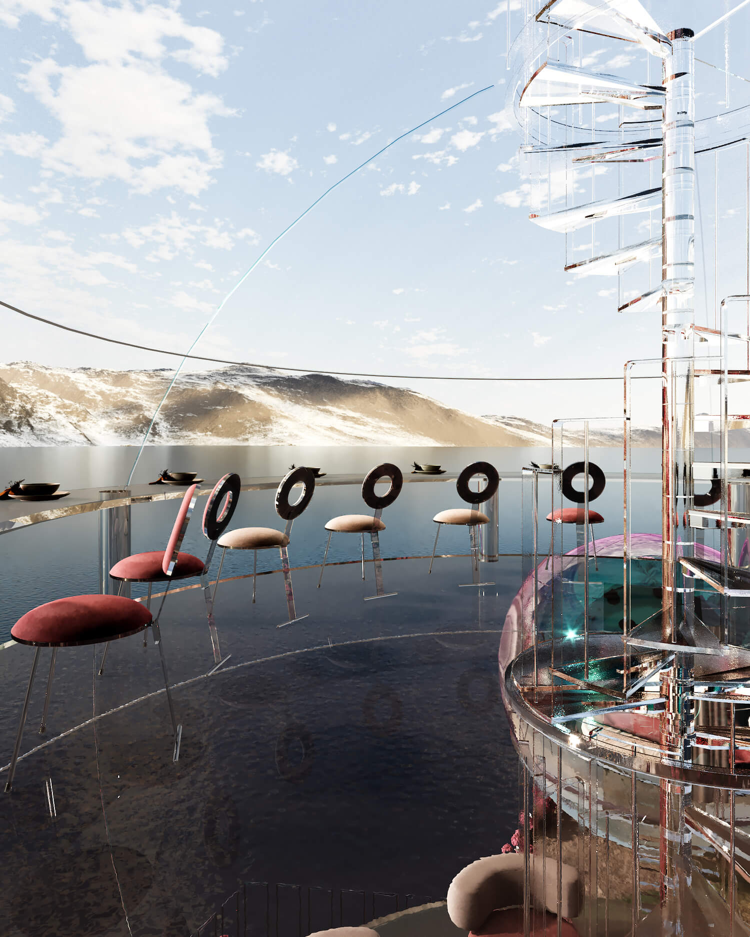 The Bubble House, dise&ntilde;o de Sarah Habib