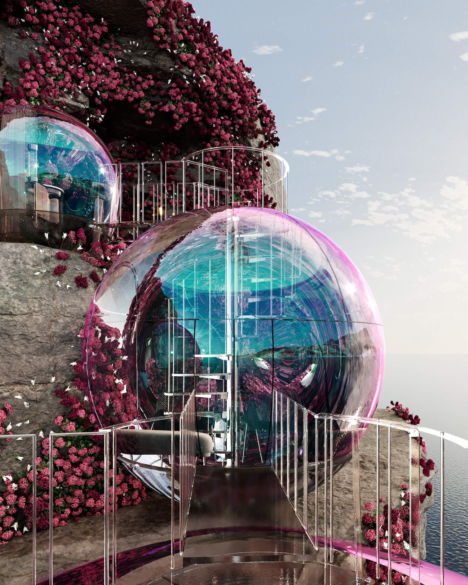 The Bubble House, dise&ntilde;o de Sarah Habib