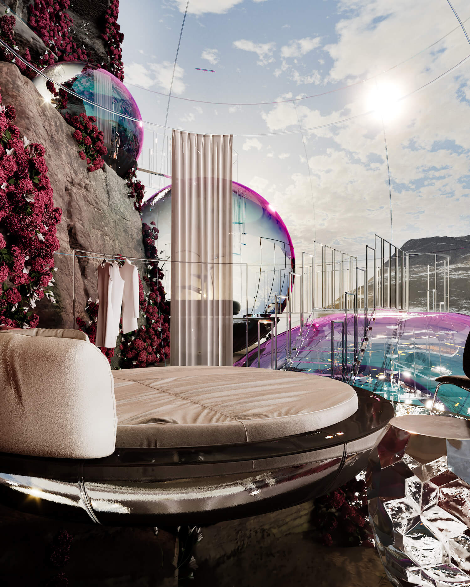 The Bubble House, dise&ntilde;o de Sarah Habib
