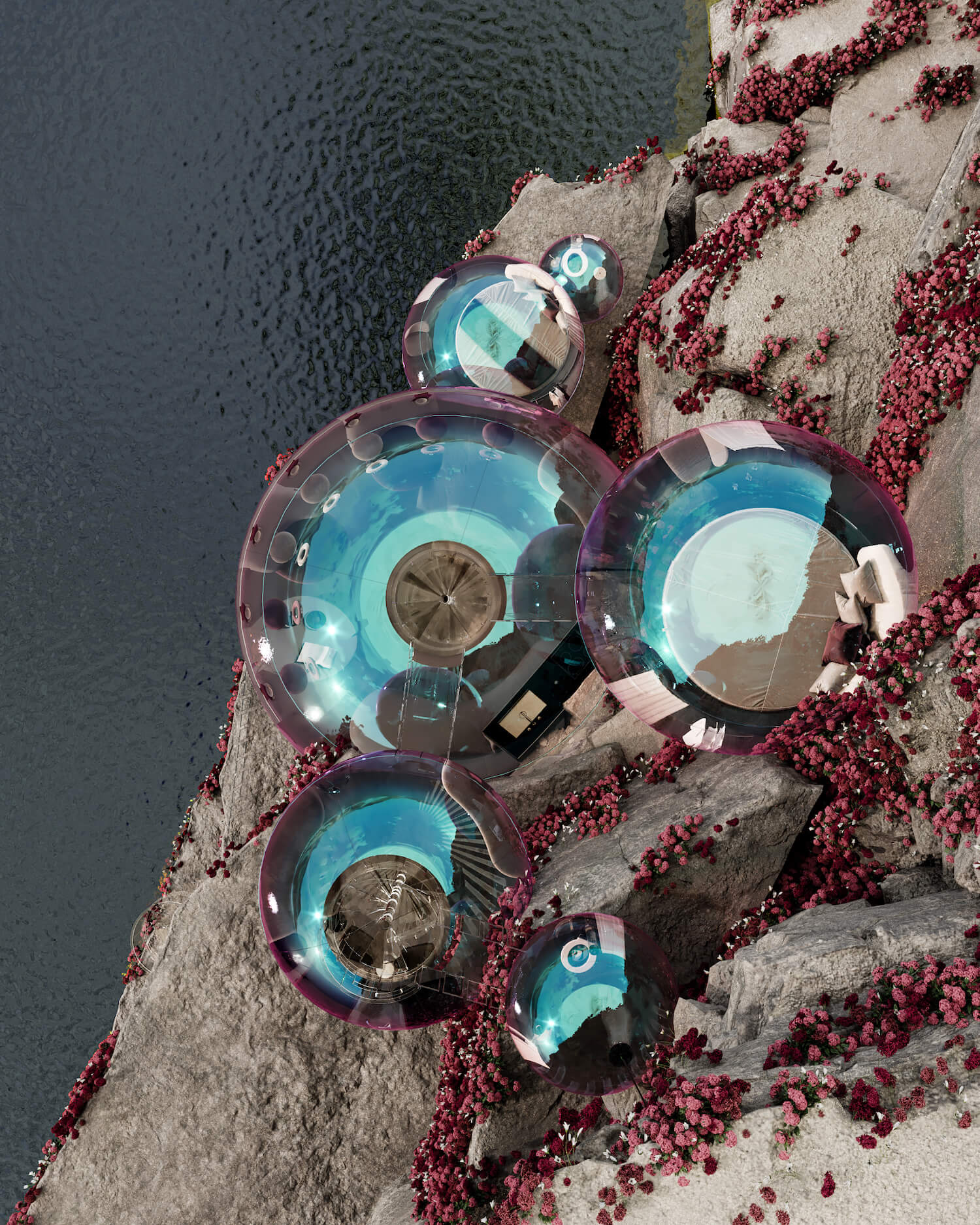 The Bubble House, dise&ntilde;o de Sarah Habib
