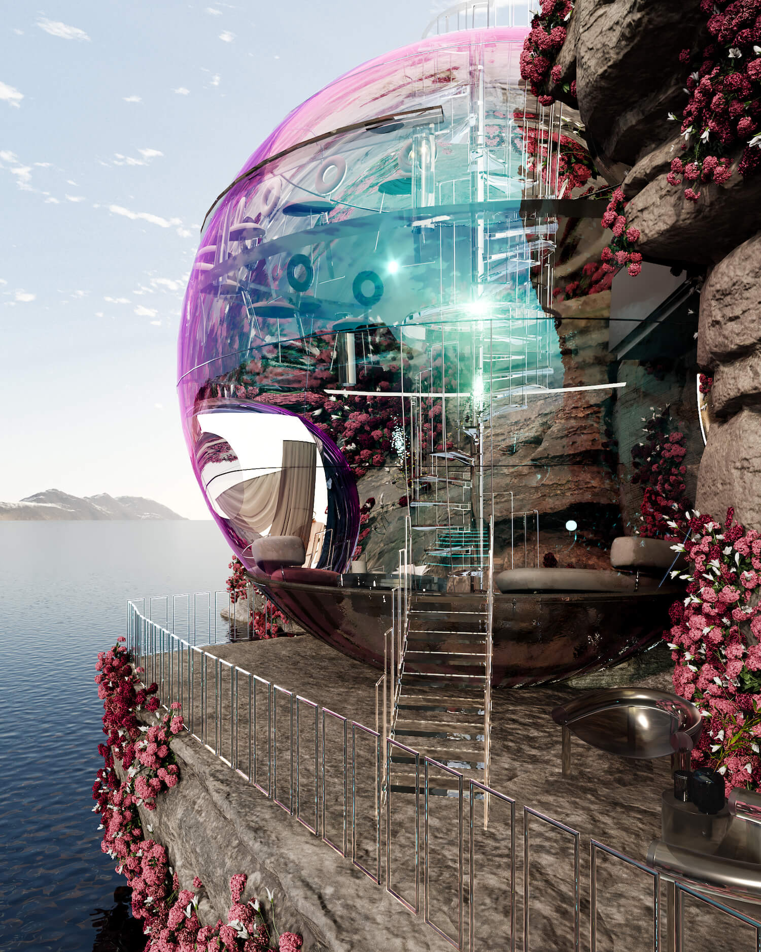 The Bubble House, dise&ntilde;o de Sarah Habib