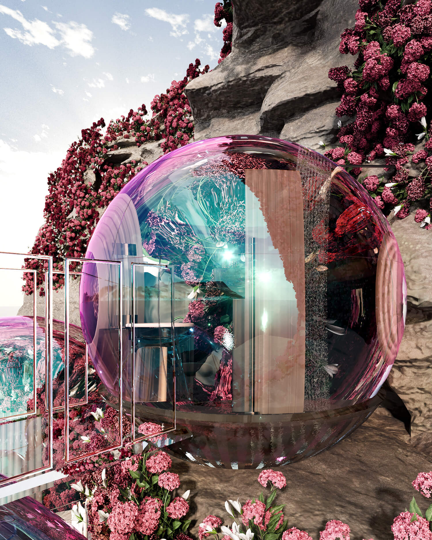 The Bubble House, dise&ntilde;o de Sarah Habib